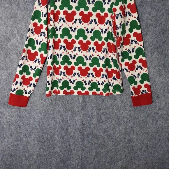Disney Hanna Andersson Pajama Shirt Xl Mickey Mouse Christmas Organic Cotton - Picture 3 of 8